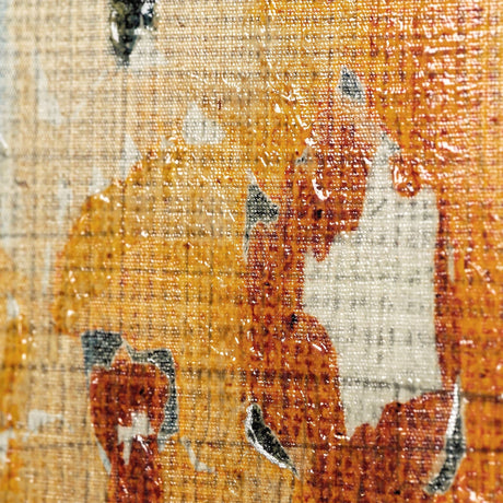 Bohemian Ikat V by Chariklia Zarris a Hand Embellished Textured Canvas by Mercana at Eve Furniture