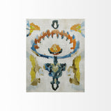 Bohemian Ikat VI by Chariklia Zarris a Hand Embellished Textured Canvas by Mercana at Eve Furniture