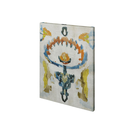 Bohemian Ikat VI by Chariklia Zarris a Hand Embellished Textured Canvas by Mercana at Eve Furniture