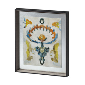 Bohemian Ikat VI by Chariklia Zarris a Hand Embellished Textured Framed Art Print Matted under Glass by Mercana at Eve Furniture