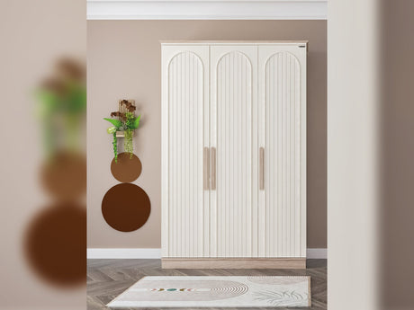 Bohemsoft 3 Door Wardrobe by Furnia at Eve Furniture