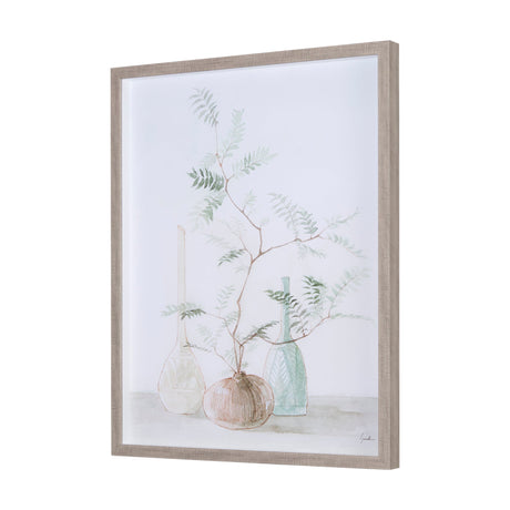 Boho BranchesI by Mercana Studio a Hand Embellished Textured Framed Art Print Matted under Glass by Mercana at Eve Furniture