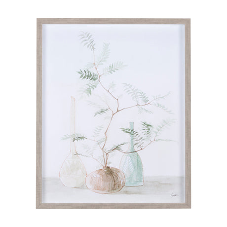 Boho BranchesI by Mercana Studio a Hand Embellished Textured Framed Art Print Matted under Glass by Mercana at Eve Furniture