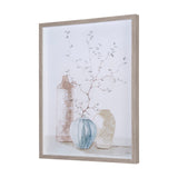 Boho BranchesII by Mercana Studio a Hand Embellished Textured Framed Art Print Matted under Glass by Mercana at Eve Furniture