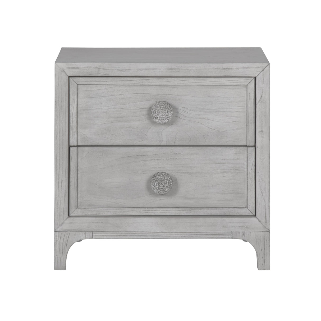 Boho Chic Nighstand in Washed White by Modus Furniture at Eve Furniture