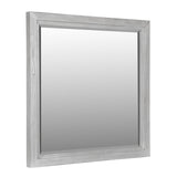 Boho Chic Plain Mirror in Washed White by Modus Furniture at Eve Furniture