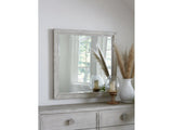 Boho Chic Plain Mirror in Washed White by Modus Furniture at Eve Furniture