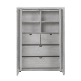 Boho Chic Wardrobe Chest in Washed White by Modus Furniture at Eve Furniture