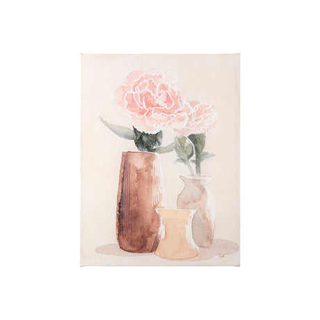 Boho Flowers I by Gabrielle Crawford a Hand Embellished Textured Canvas by Mercana at Eve Furniture