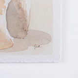 Boho Flowers I by Mercana Studio a Hand Embellished Textured Framed Art Print Matted under Glass by Mercana at Eve Furniture