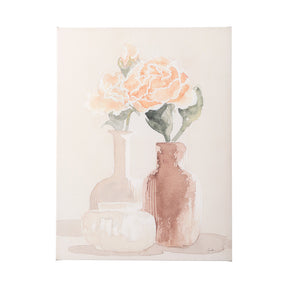 Boho Flowers II by Gabrielle Crawford a Hand Embellished Textured Canvas by Mercana at Eve Furniture