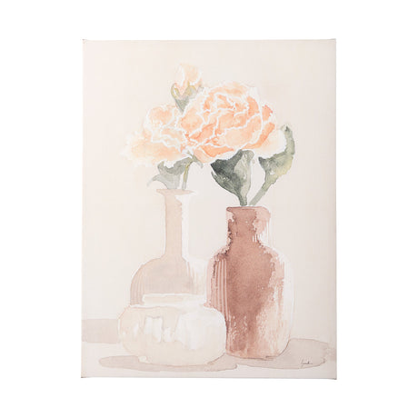 Boho Flowers II by Gabrielle Crawford a Hand Embellished Textured Canvas by Mercana at Eve Furniture