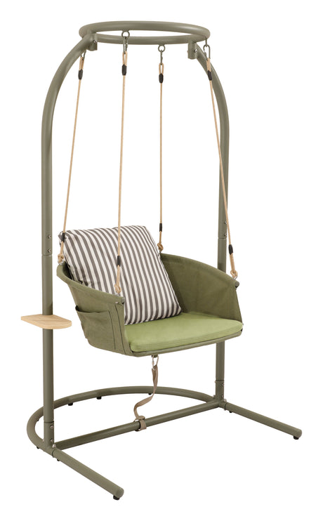 Boise Hanging Chair Green by Zuomod at Eve Furniture