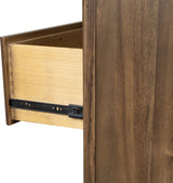 Boka Impala Five Drawer Acacia Wood Chest by Modus Furniture at Eve Furniture
