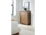 Boka Impala Five Drawer Acacia Wood Chest by Modus Furniture at Eve Furniture