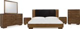 Boka Impala Two Drawer Acacia Wood Nightstand by Modus Furniture at Eve Furniture