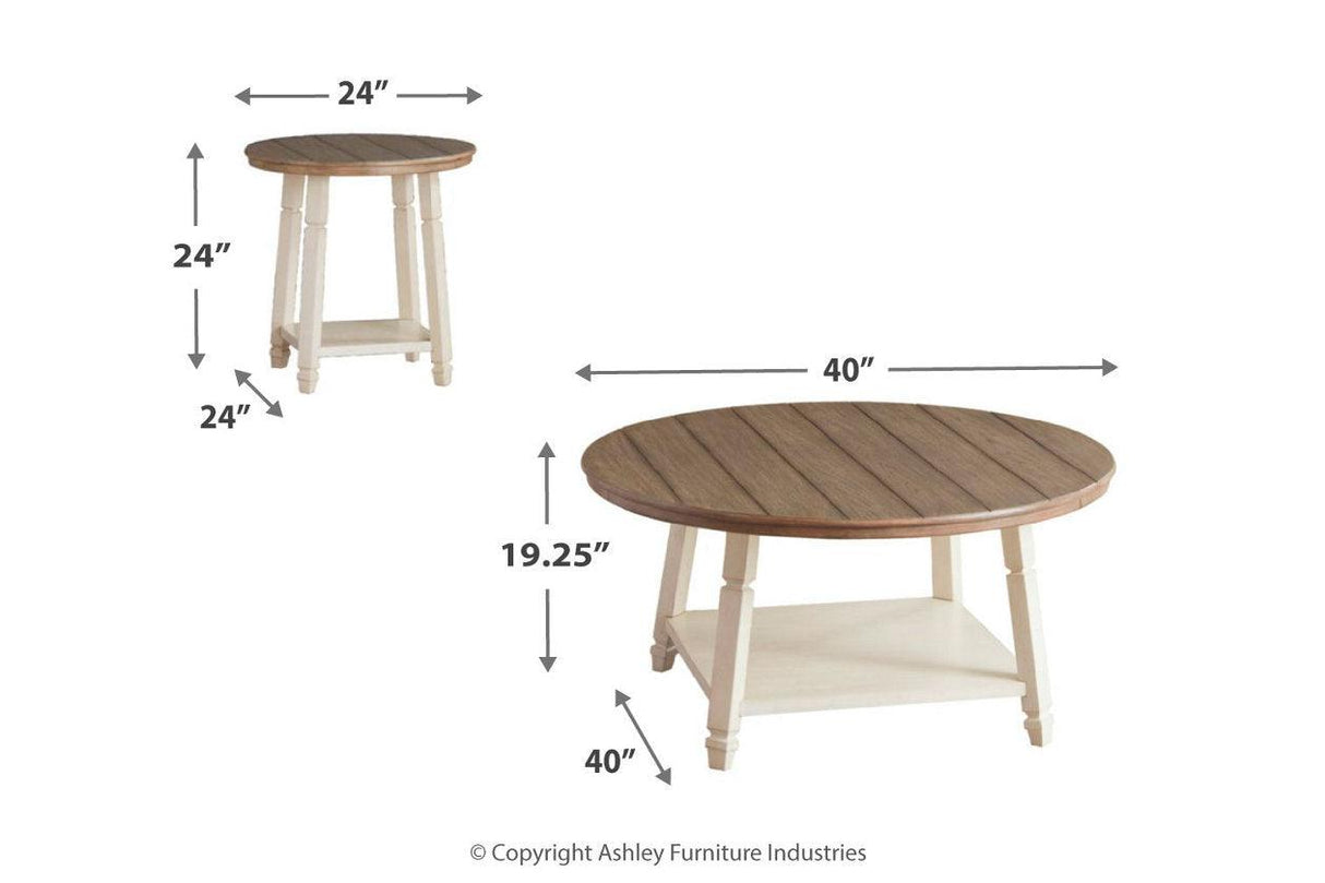 Bolanbrook Two-tone Table by Ashley at Eve Furniture