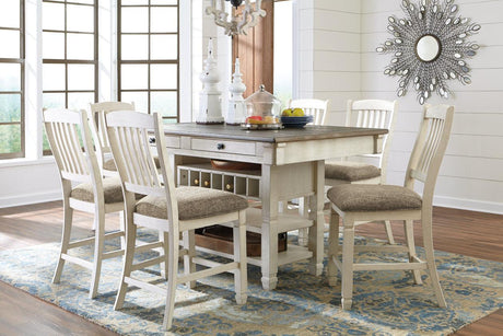 Bolanburg Antique White Counter Height Dining Table by Ashley at Eve Furniture