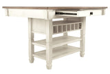 Bolanburg Antique White Counter Height Dining Table by Ashley at Eve Furniture