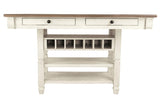 Bolanburg Antique White Counter Height Dining Table by Ashley at Eve Furniture