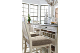 Bolanburg Antique White Counter Height Dining Table by Ashley at Eve Furniture