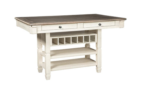 Bolanburg Antique White Counter Height Dining Table by Ashley at Eve Furniture