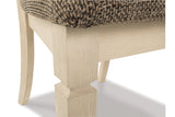 Bolanburg Antique White Dining Table with 4 Chairs and Bench by Ashley at Eve Furniture