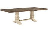 Bolanburg Antique White Extention Dining Table by Ashley at Eve Furniture