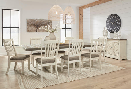 Bolanburg Antique White Two-tone Extendable Dining Room Set by Ashley at Eve Furniture