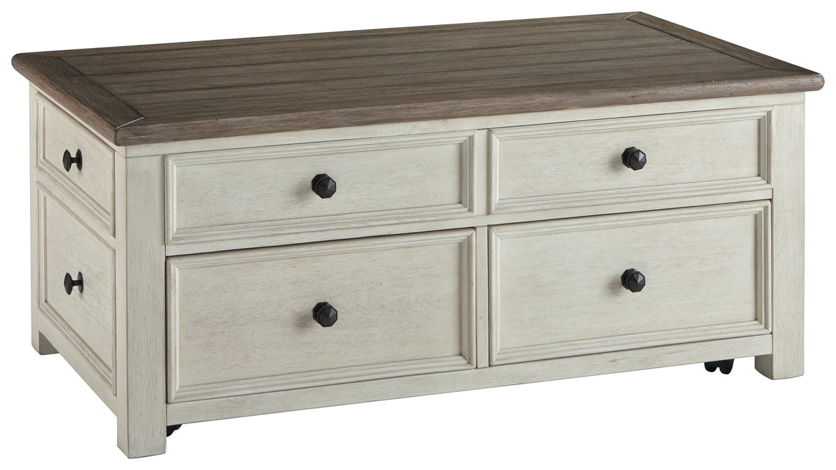 Bolanburg Coffee Table with 2 End Tables in Two-tone by Ashley at Eve Furniture