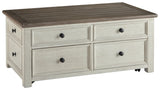 Bolanburg Coffee Table with 2 End Tables in Two-tone by Ashley at Eve Furniture