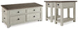 Bolanburg Coffee Table with 2 End Tables in Two-tone by Ashley at Eve Furniture