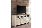 Bolanburg Two-tone 74" TV Stand by Ashley at Eve Furniture