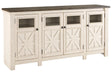 Bolanburg Two-tone 74" TV Stand by Ashley at Eve Furniture