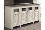 Bolanburg Two-tone 74" TV Stand by Ashley at Eve Furniture