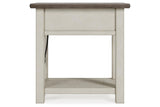 Bolanburg Two-tone Chairside End Table by Ashley at Eve Furniture