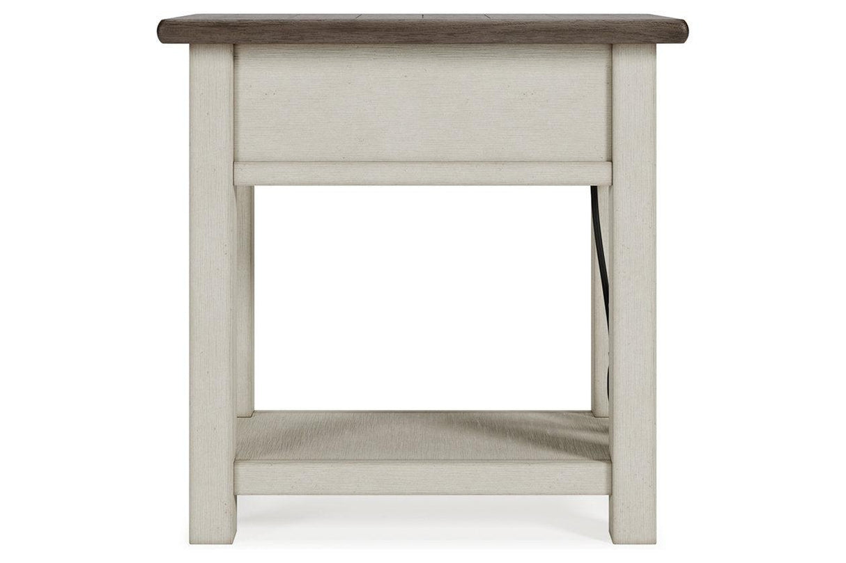 Bolanburg Two-tone Chairside End Table by Ashley at Eve Furniture