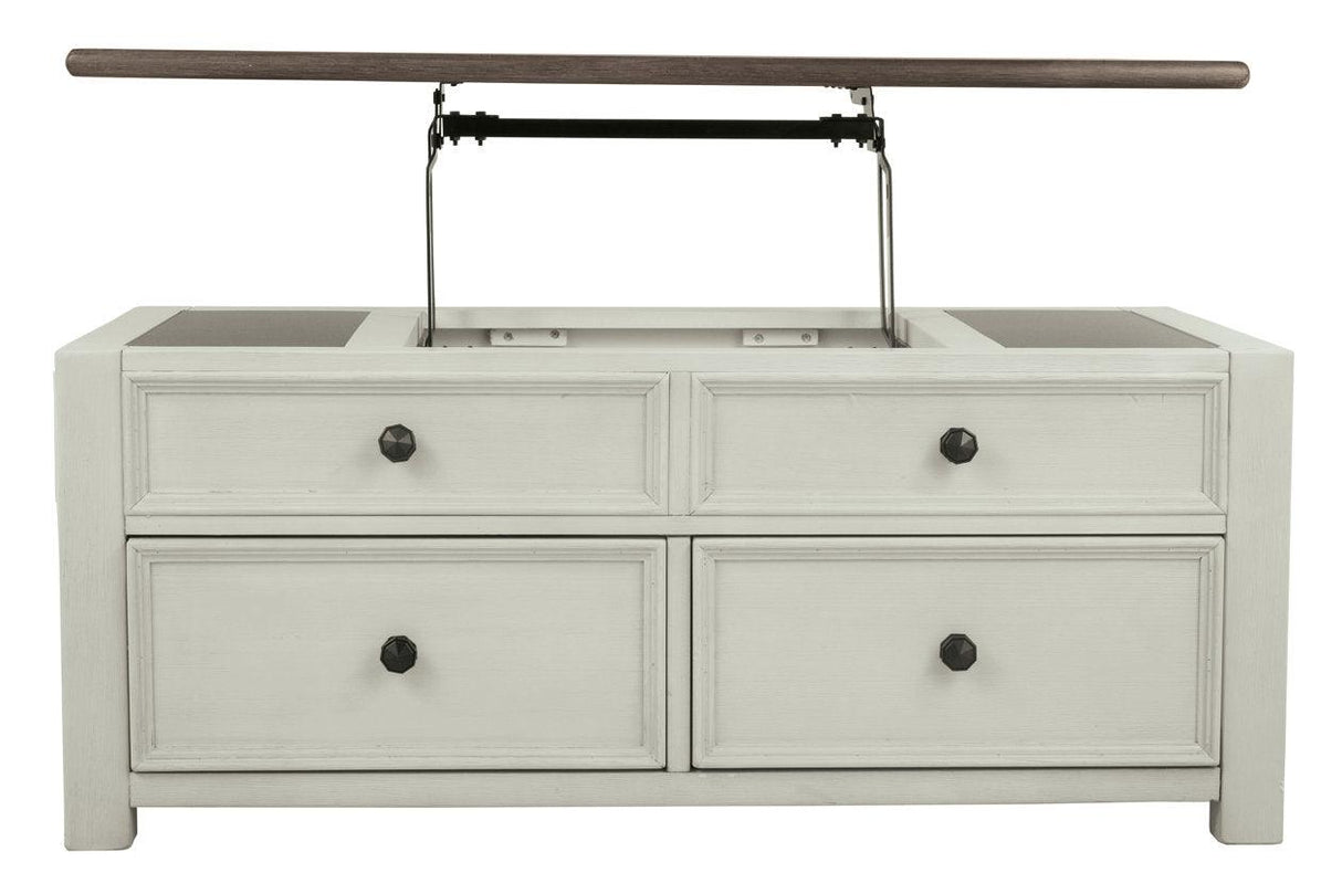 Bolanburg Two-tone Coffee Table with Lift Top by Ashley at Eve Furniture