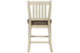 Bolanburg Two-tone Counter Height Chair, Set of 2 by Ashley at Eve Furniture