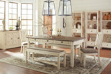 Bolanburg Two-tone Dining Bench by Ashley at Eve Furniture