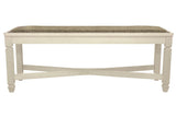 Bolanburg Two-tone Dining Bench by Ashley at Eve Furniture