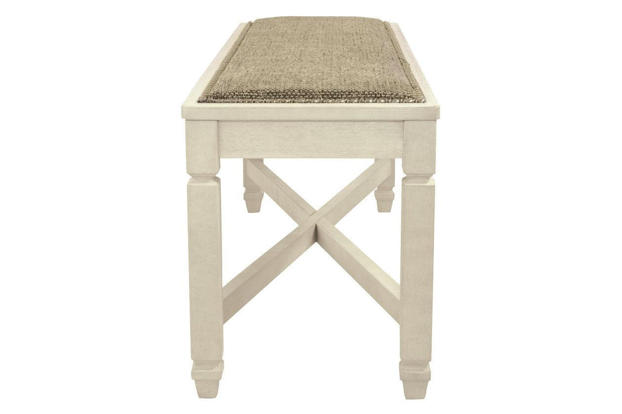 Bolanburg Two-tone Dining Bench by Ashley at Eve Furniture