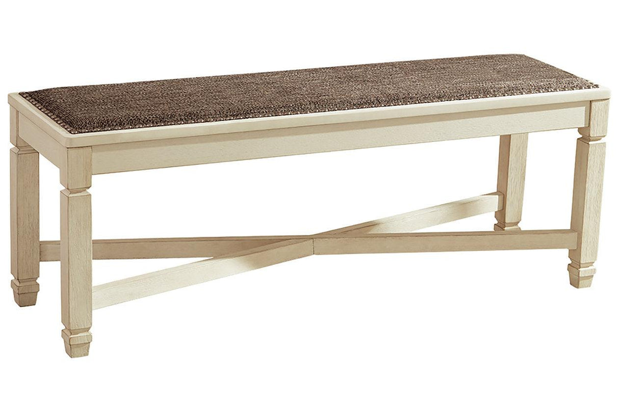 Bolanburg Two-tone Dining Bench by Ashley at Eve Furniture