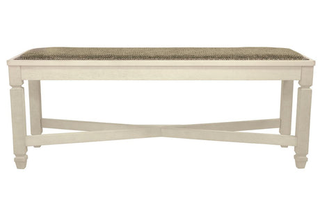 Bolanburg Two-tone Dining Bench by Ashley at Eve Furniture