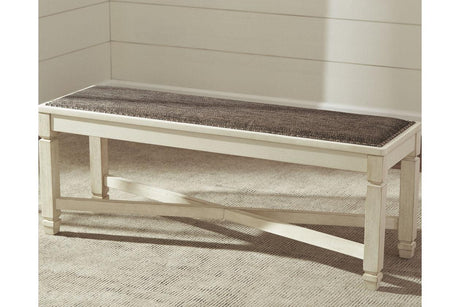 Bolanburg Two-tone Dining Bench by Ashley at Eve Furniture