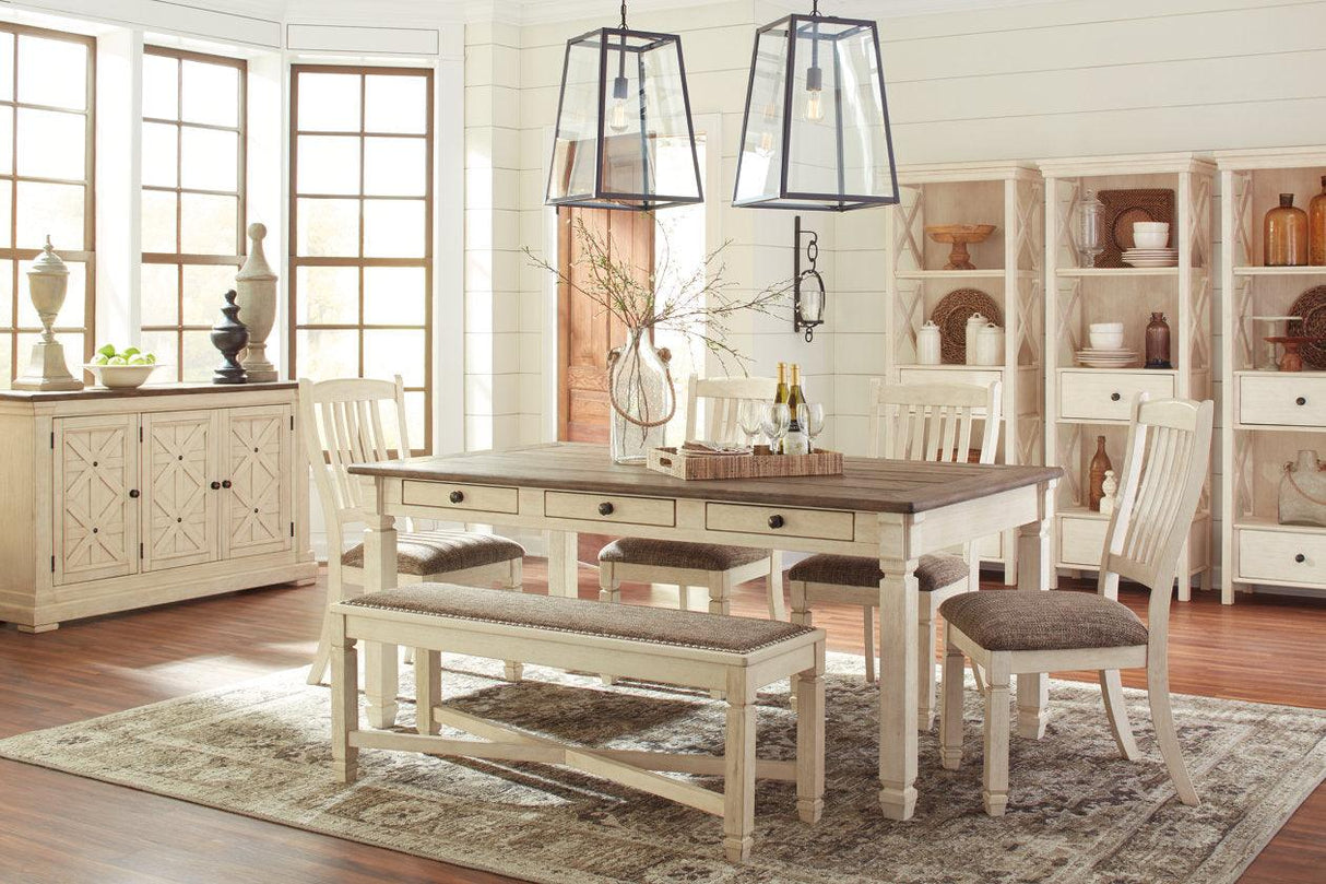 Bolanburg Two-tone Dining Chair, Set of 2 by Ashley at Eve Furniture