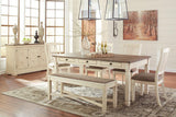 Bolanburg Two-tone Dining Chair, Set of 2 by Ashley at Eve Furniture