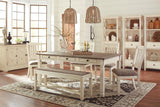Bolanburg Two-tone Dining Chair, Set of 2 by Ashley at Eve Furniture