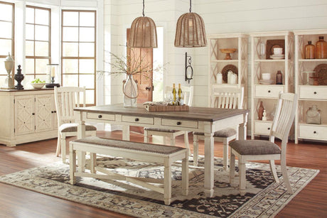 Bolanburg Two-tone Dining Chair, Set of 2 by Ashley at Eve Furniture
