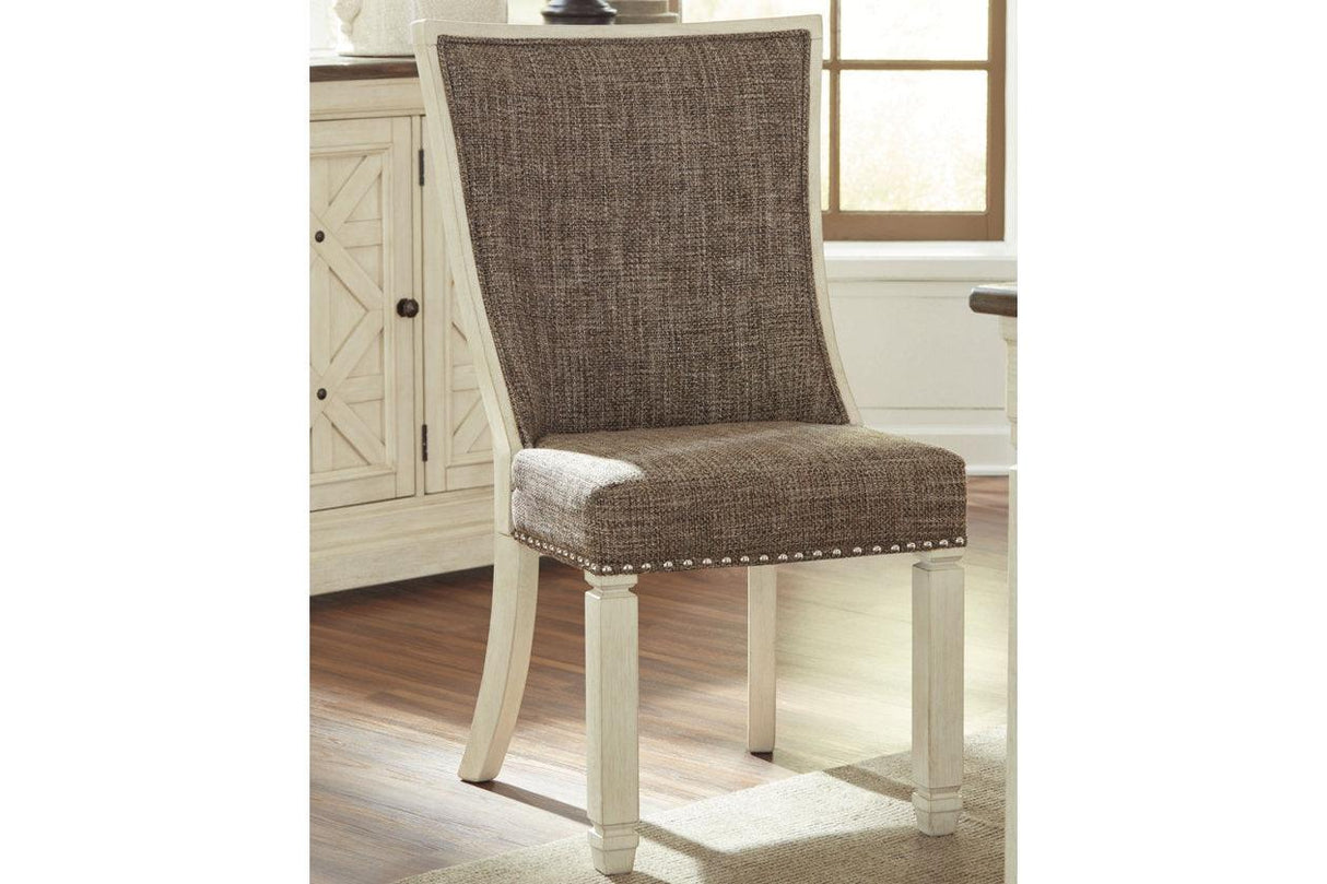 Bolanburg Two-tone Dining Chair, Set of 2 by Ashley at Eve Furniture